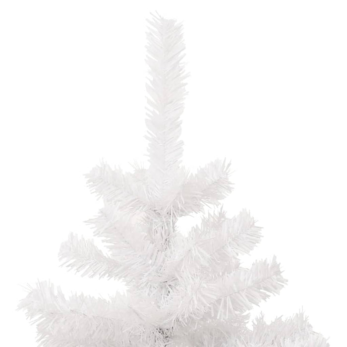 Albero di Natale Preilluminato con Vaso Bianco 120 cm in PVC 344652