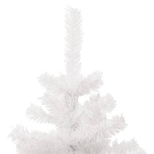 Albero di Natale Preilluminato con Vaso Bianco 150 cm in PVC 344653