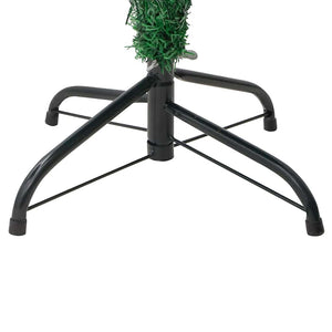 Cactus di Natale con Base e LED-Albero Natalizio-Decorazioni natalizie Verde 180 cm PVC