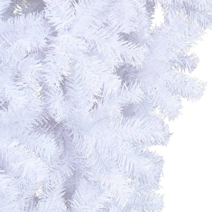 Albero di Natale Artificiale Capovolto con Base Bianco 120 cm 344665