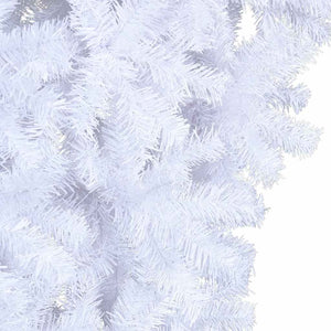 Albero di Natale Artificiale Capovolto con Base Bianco 150 cm 344666