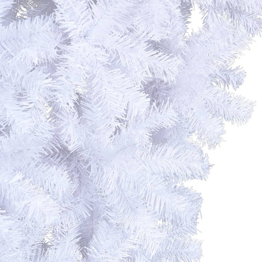 Albero di Natale Artificiale Capovolto con Base Bianco 240 cm 344669