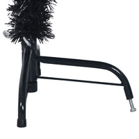 Albero di Natale Artificiale a Metà con Base Nero 120 cm PVC 344675