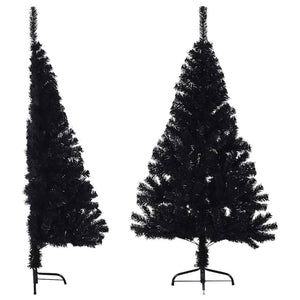 Albero di Natale Artificiale a MetÃ  con Base Nero 150 cm PVC cod mxl 15713