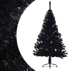 Albero di Natale Artificiale a MetÃ  con Base Nero 150 cm PVC cod mxl 15713