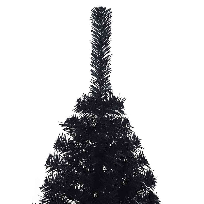 Albero di Natale Artificiale a MetÃ  con Base Nero 150 cm PVC cod mxl 15713