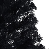 Albero di Natale Artificiale a MetÃ  con Base Nero 180 cm PVC cod mxl 15657