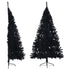 Albero di Natale Artificiale a MetÃ  con Base Nero 180 cm PVC cod mxl 15657