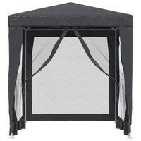 Tenda per Feste con 4 Pareti in Rete Antracite 2x2 m in HDPE 319219