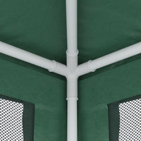 Tenda per Feste con 4 Pareti Laterali in Rete Verde 3x3 m HDPE 319228