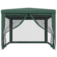 Tenda per Feste con 4 Pareti Laterali in Rete Verde 3x4 m HDPE 319233