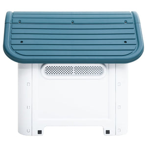 Casetta per Cani Blu 59x75x66 cm in Polipropilene cod mxl 60636