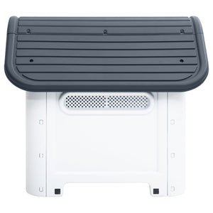 Casetta per Cani Grigia 59x75x66 cm in Polipropilene cod mxl 72234