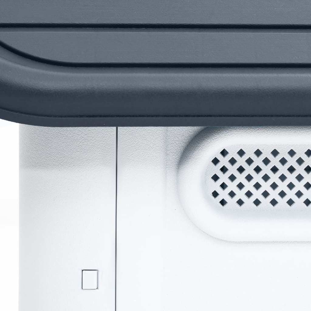 Cuccia per cani 59 x 75 x 66 cm Polipropilene grigio 02_0043448