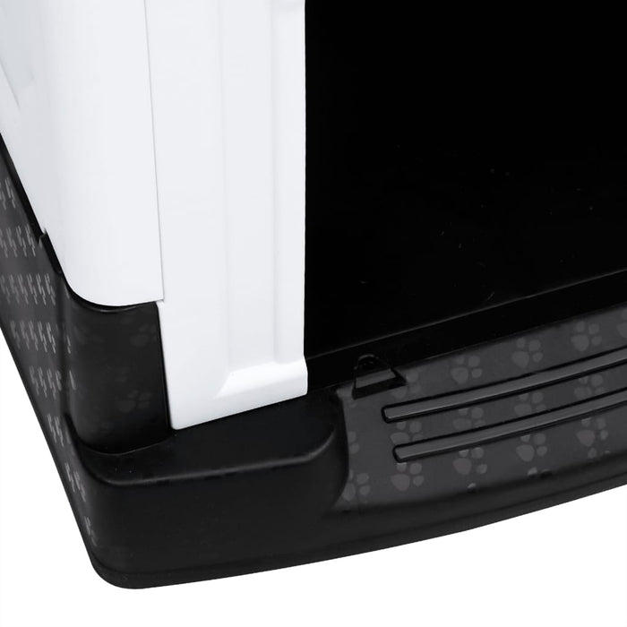 Casetta per Cani Grigia 57x68x66 cm in Polipropilene cod mxl 65722