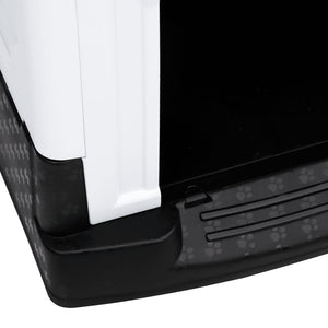 Cuccia per cani 57 x 68 x 66 cm Polipropilene grigio 02_0043446