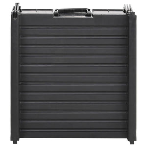 Rampa per Cani Pieghevole Nera 153x40x12,5 cm in Plastica 152231