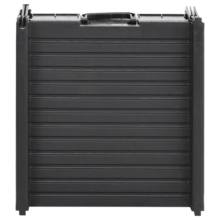 Rampa per Cani Pieghevole Nera 153x40x12,5 cm in Plastica 152231