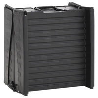 Rampa per Cani Pieghevole Nera 153x40x12,5 cm in Plastica 152231