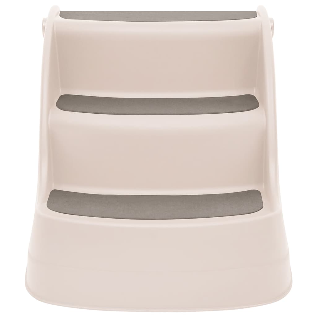 Scala per Cani Pieghevole con 3 Gradini 50x38x38 cm in Plastica cod mxl 72987