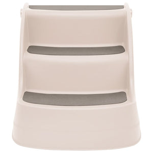 Scala per Cani Pieghevole con 3 Gradini 50x38x38 cm in Plastica cod mxl 72987