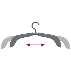 Grucce Estensibili 10 pz Grigie cod mxl 63018