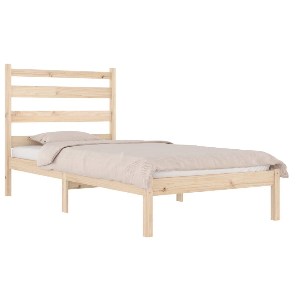 Giroletto-Struttura Letto in Legno Massello di Pino 90x200 cm 125247