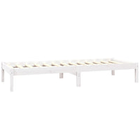 Giroletto in Legno Massello Bianco 75x190 cm Small Single 3103894