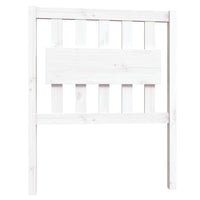 Giroletto in Legno Massello Bianco 75x190 cm Small Single 3103894