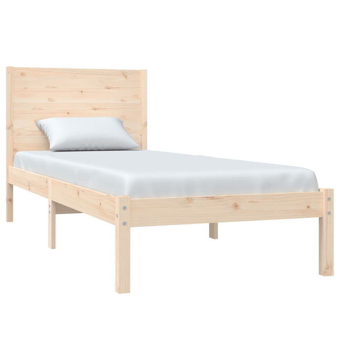 Giroletto-Struttura Letto in Legno Massello 75x190 cm Small Single 473754