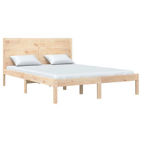 Letto senza Materasso 140x190 cm in Legno Massello di Pino 3104133