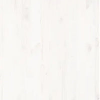 Letto senza Materasso Bianco 140x190 cm Legno Massello di Pino 3104199