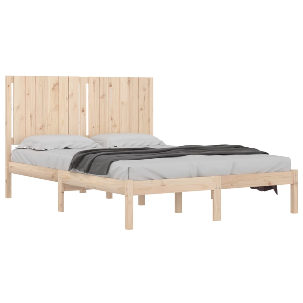 Letto senza Materasso 140x190 cm in Legno Massello di Pino 3104393