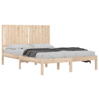 Letto senza Materasso 140x190 cm in Legno Massello di Pino 3104393