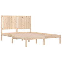 Letto senza Materasso 140x190 cm in Legno Massello di Pino 3104393