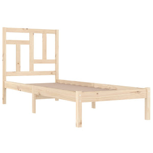 Letto senza Materasso 90x190 cm in Legno Massello di Pino 3104508
