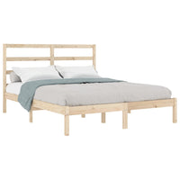 Letto senza Materasso 140x190 cm in Legno Massello di Pino 3104913