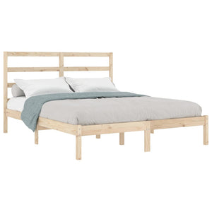 Letto senza Materasso 140x190 cm in Legno Massello di Pino 3104913