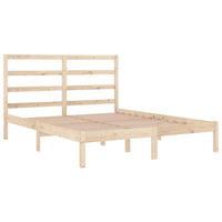 Letto senza Materasso 140x190 cm in Legno Massello di Pino 3104913