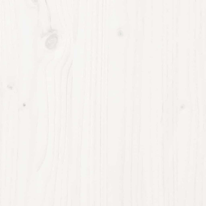 Giroletto Bianco in Legno Massello 135x190 cm Double 3105356