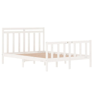 Giroletto Bianco in Legno Massello 140x190 cm 3105361