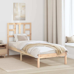 Giroletto-Struttura Letto in Legno Massello 75x190 cm Small Single 488147