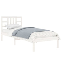 Giroletto Bianco in Legno Massello 90x190 cm Single 3105371