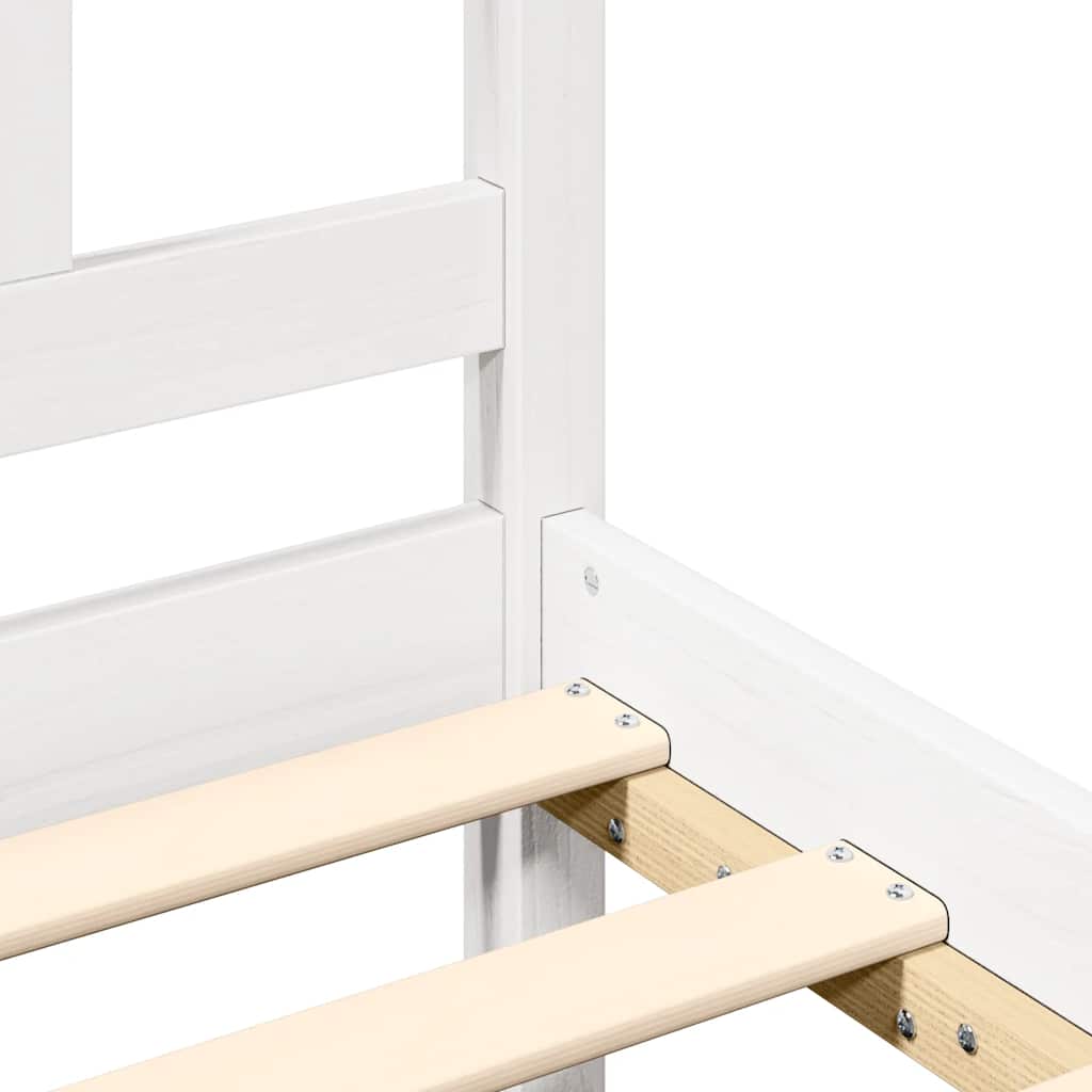 Giroletto Bianco in Legno Massello 100x200 cm 3105396