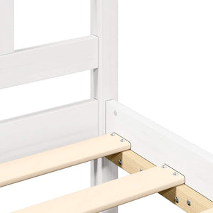 Giroletto Bianco in Legno Massello 100x200 cm 3105396