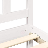 Giroletto Bianco in Legno Massello 120x200 cm 3105401