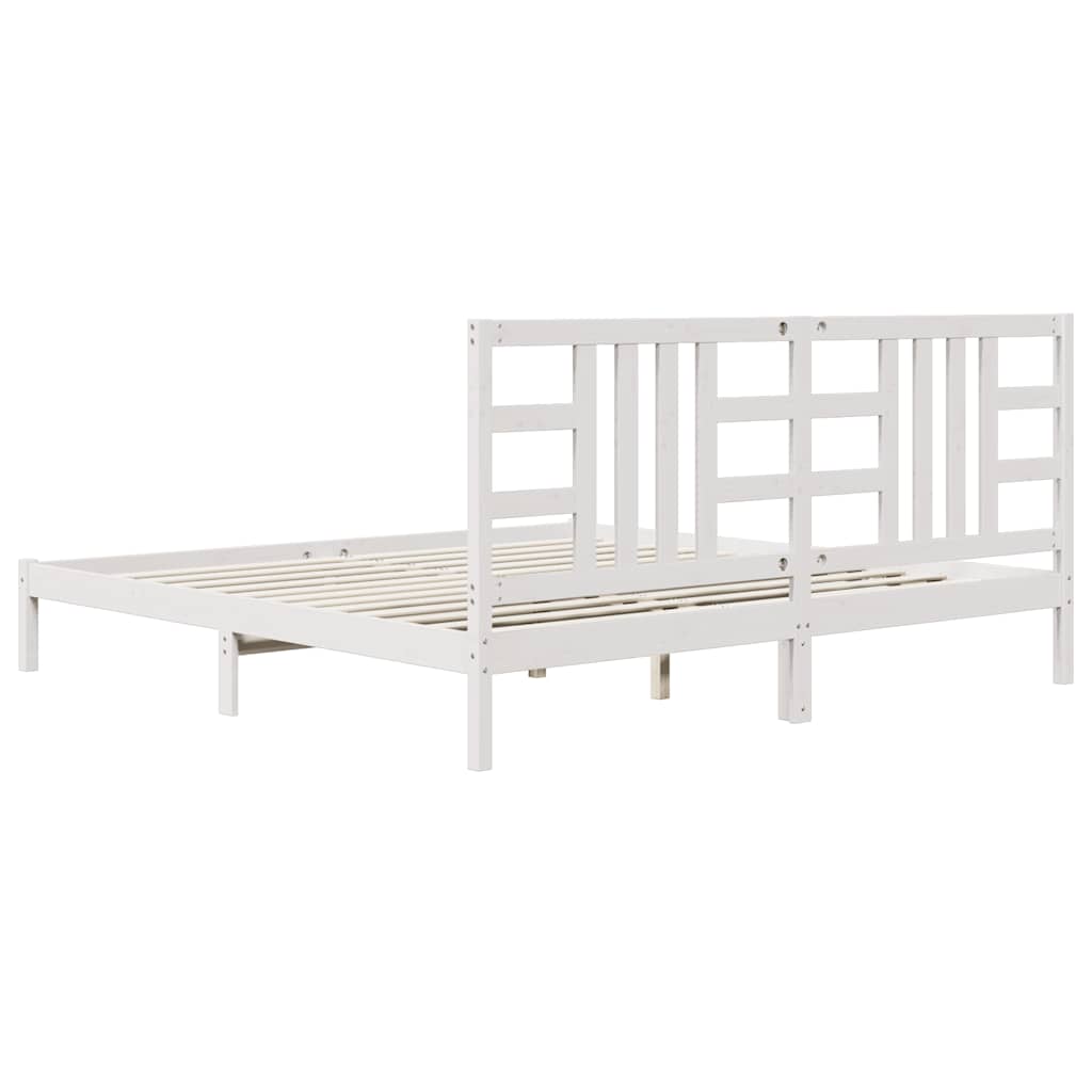 Giroletto Bianco in Legno Massello 200x200 cm 3105426