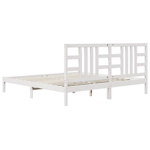 Giroletto Bianco in Legno Massello 200x200 cm 3105426