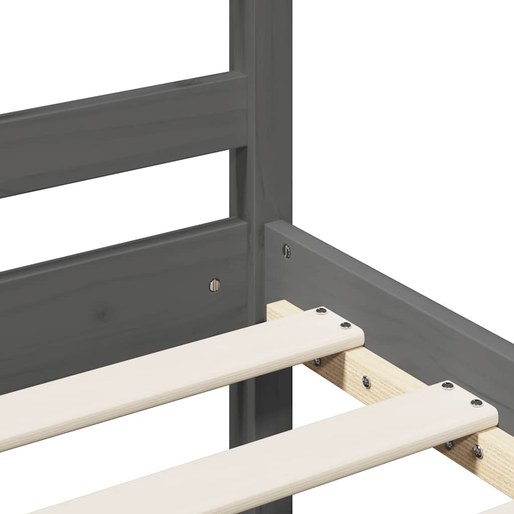 Giroletto Grigio in Legno Massello 200x200 cm 3105427