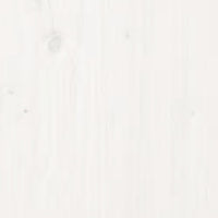 Giroletto Bianco in Legno Massello 100x200 cm 3105656